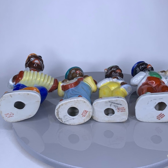 African American Musician Jazz Band 4pcs Made in Occupied Japan - Picture 12 of 12